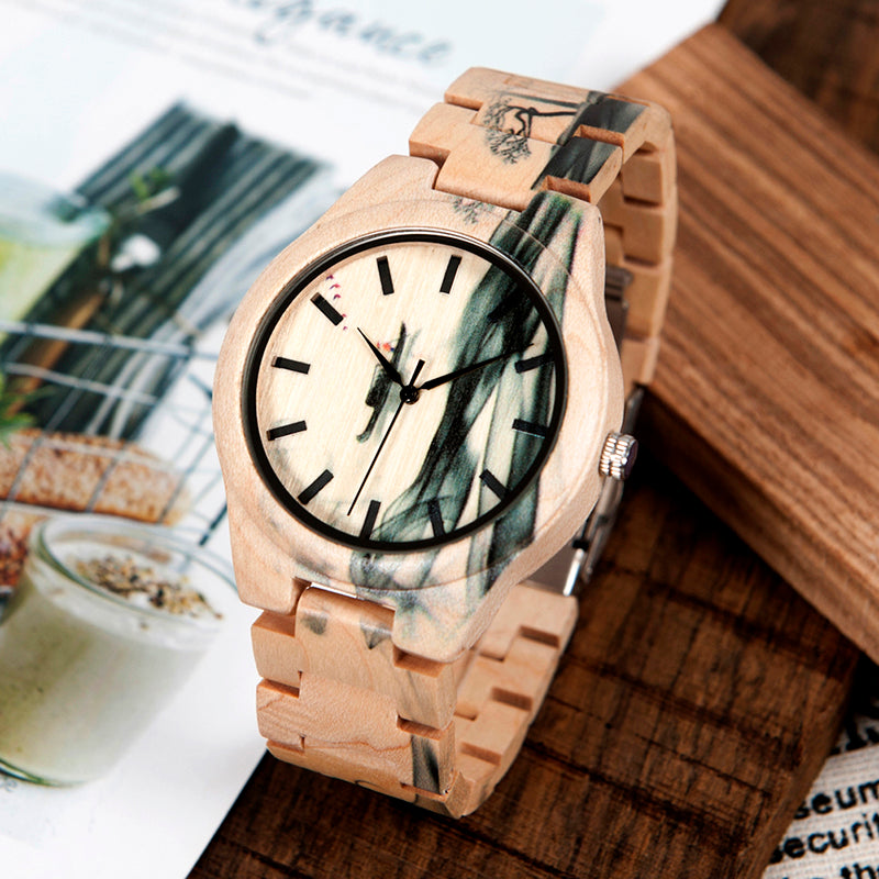 Wood Quartz Watch