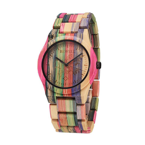 Wonder Rainbow Wooden Wristwatch